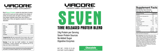 Seven Time-Released Meal Replacement Protein Blend (2.9lb)