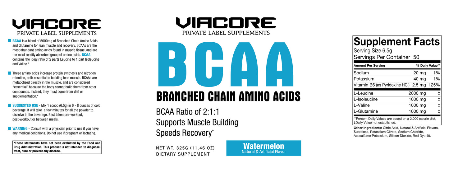 BCAA Branched Chain Amino Acids