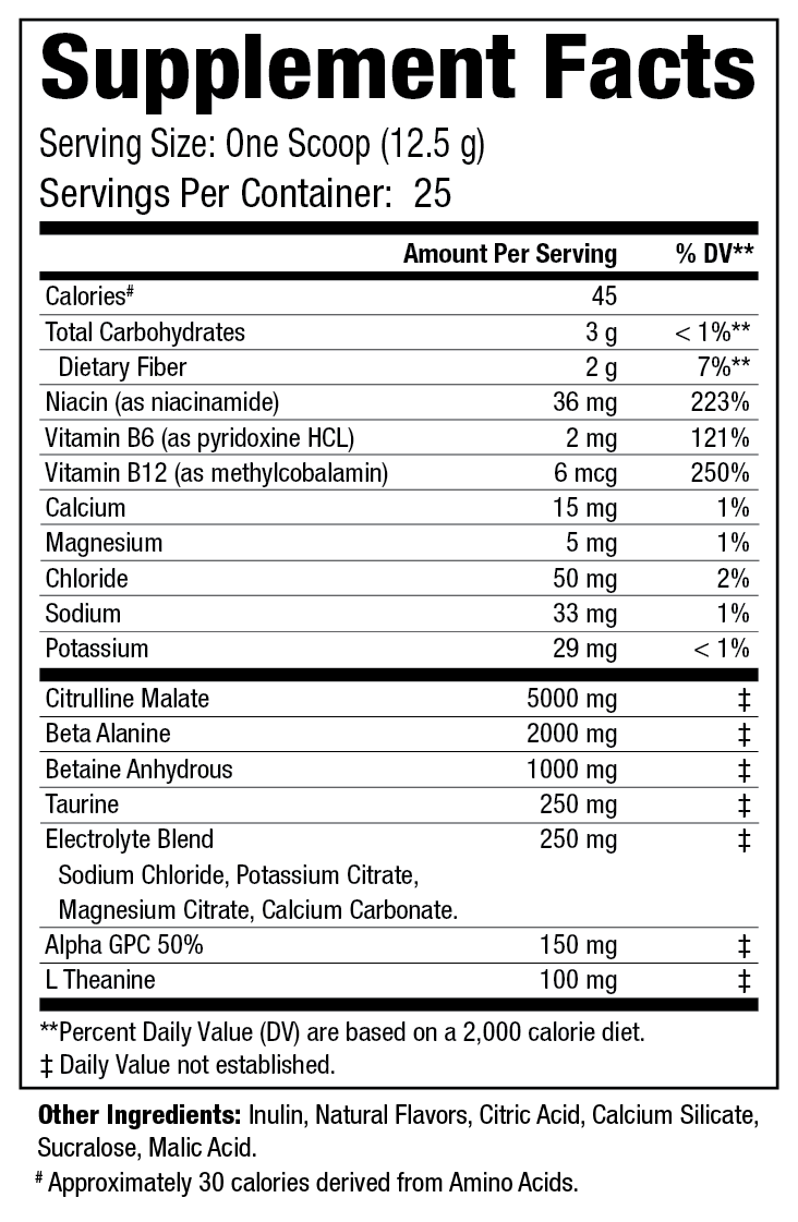 Pump Non-Stim Pre-Workout Powder