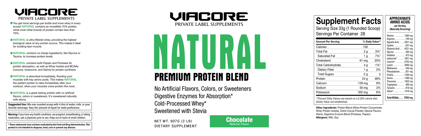 Whey Protein Natural 2lb