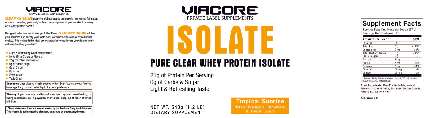 Clear Whey Isolate