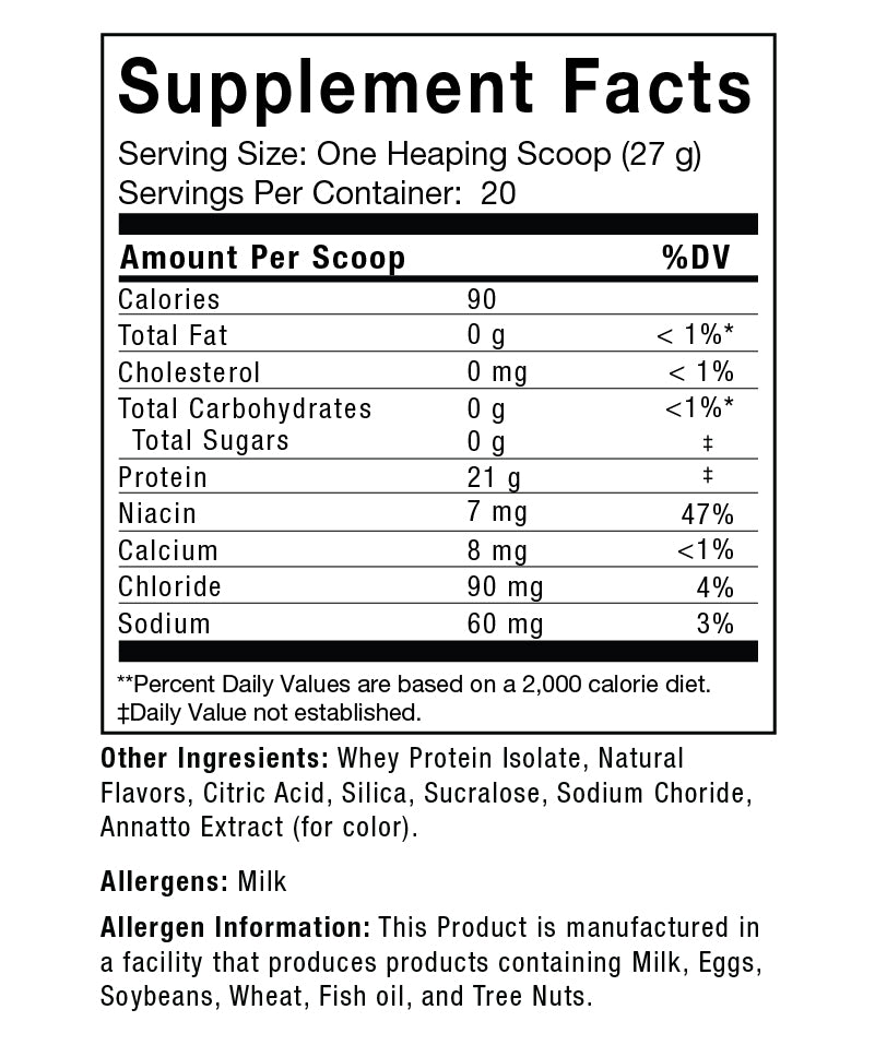 Pure Clear Whey Protein Isolate, Tropical Sunrise, (540 g / 1.2 lb)