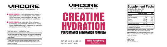 Creatine Hydration: Performance and Hydration Formula, 480 g