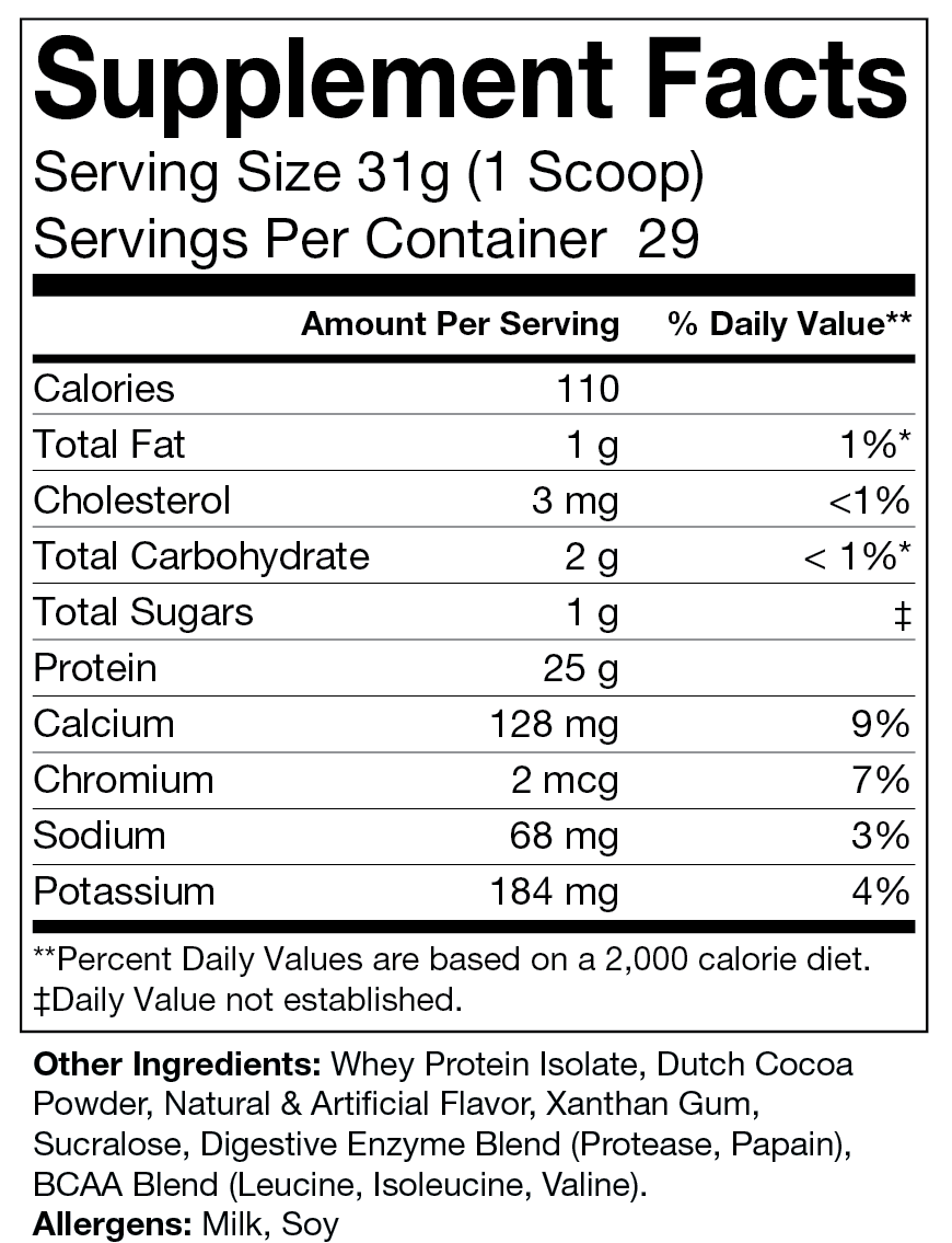 100% Whey Isolate 2lb