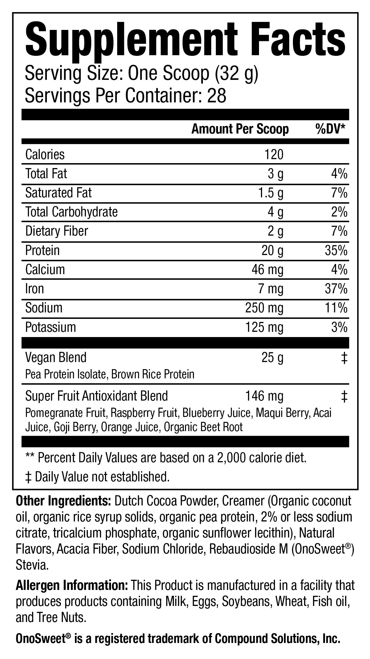 Vegan Premium Protein Blend, 2lb