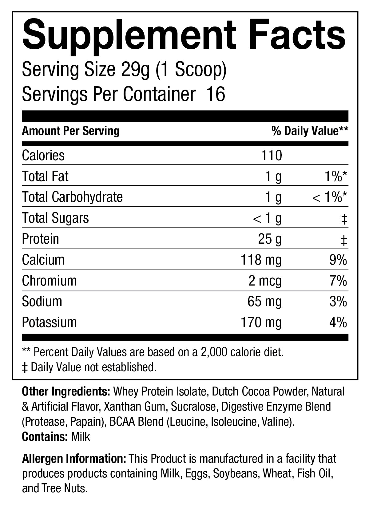 100% Whey Isolate Protein, 1 lb