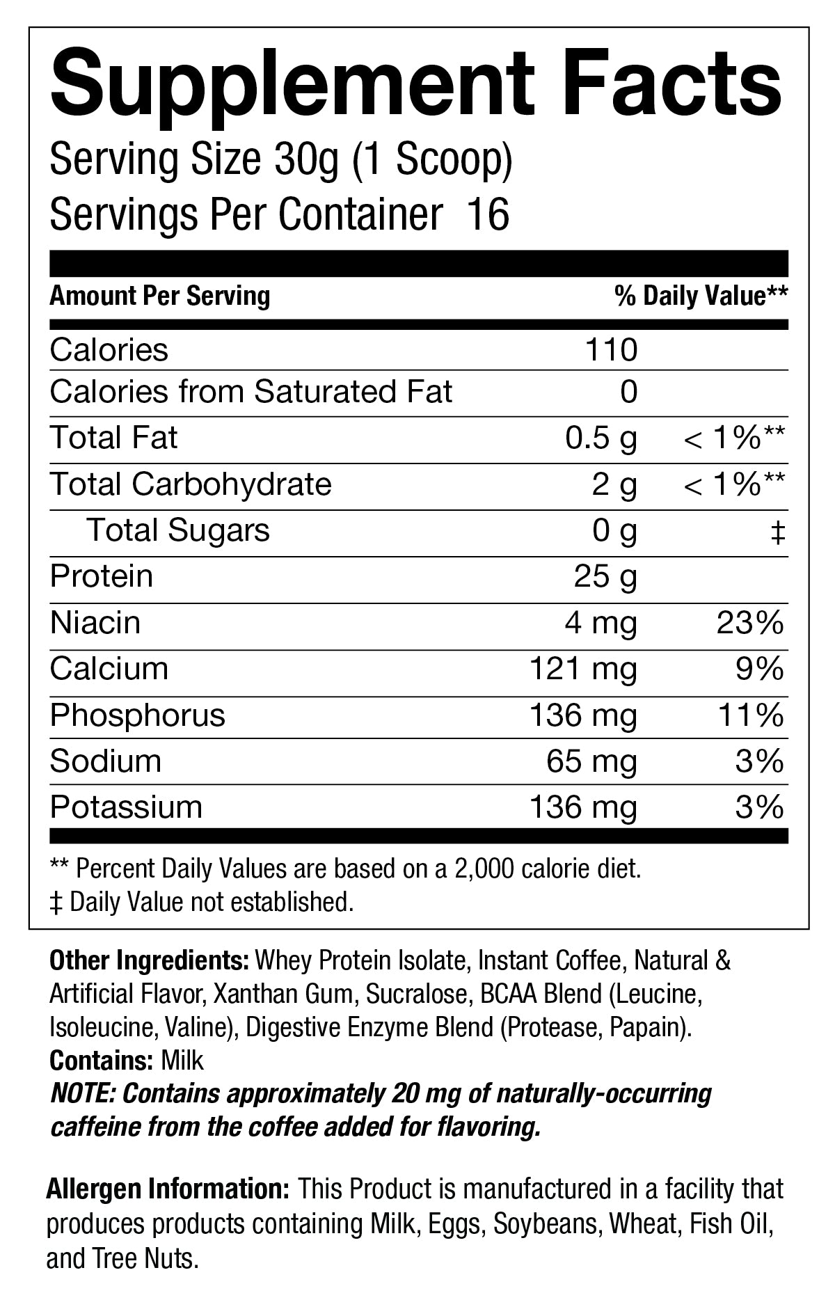 100% Whey Isolate Protein, 1 lb