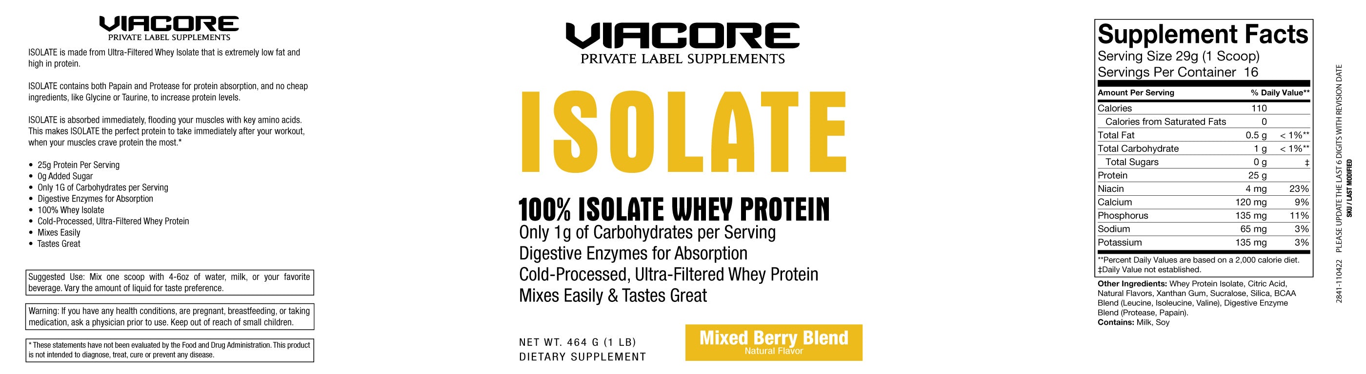 Private Label Products > ViaCore Nutrition