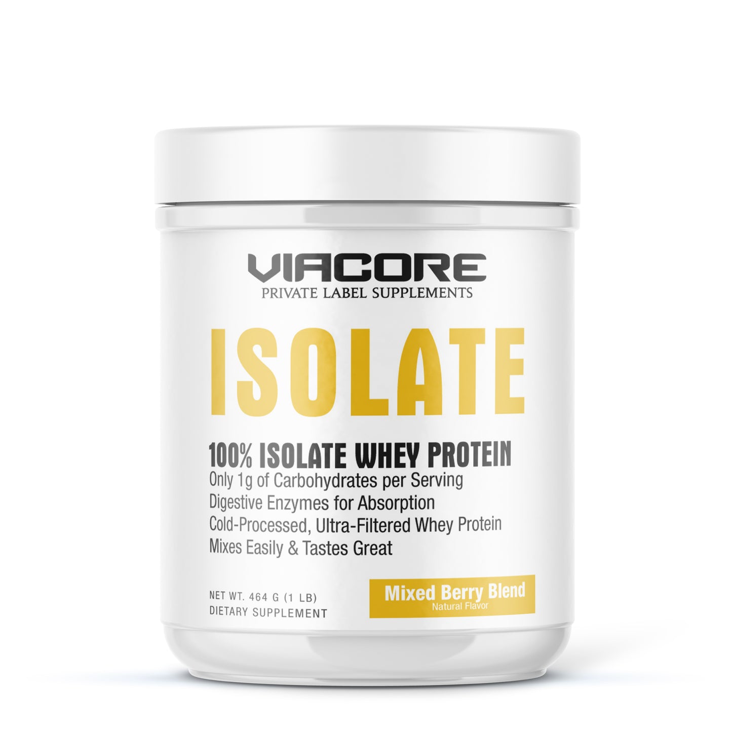 100% Whey Isolate 1lb